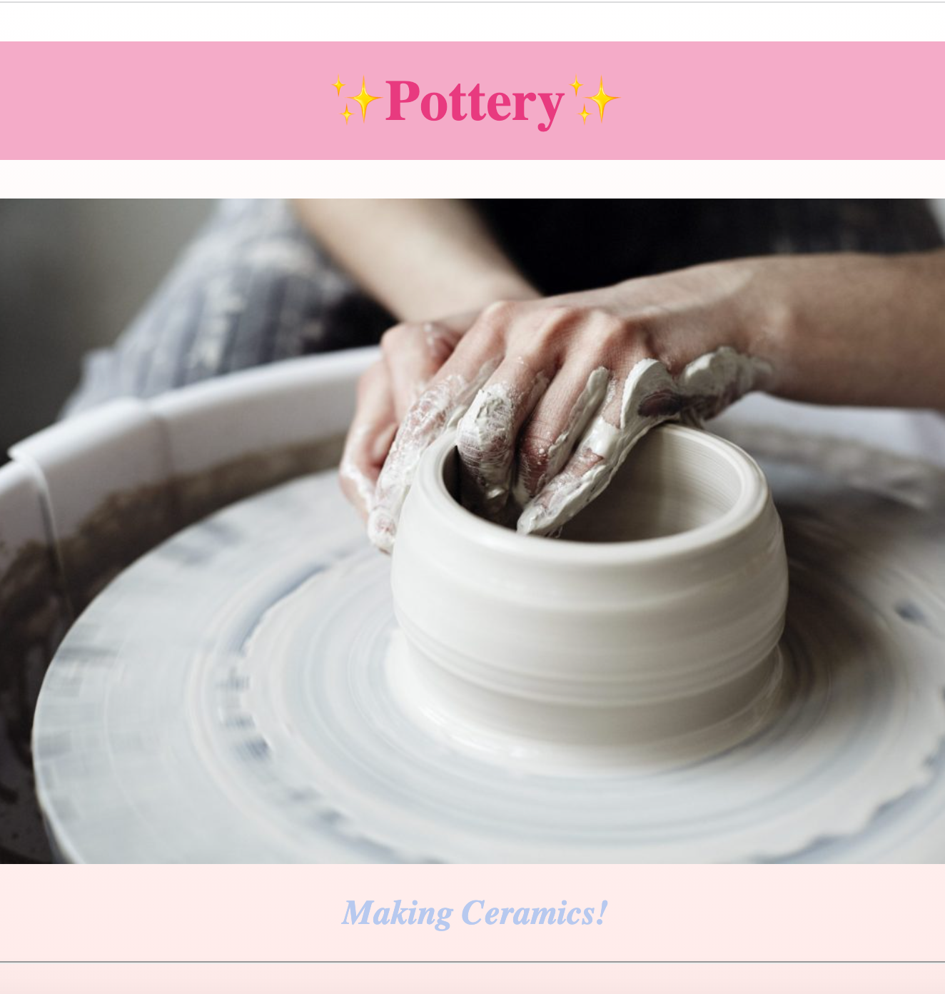 pottery preview